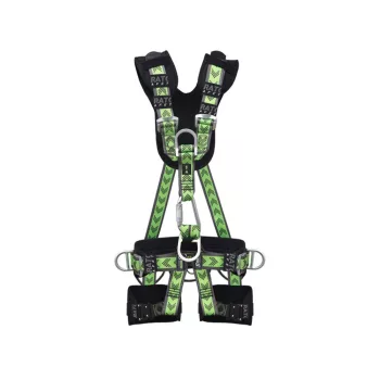   Kratos kényelmes kétpontos pilótazáras heveder automatikus csatokkal fekete/zöld L/XXL