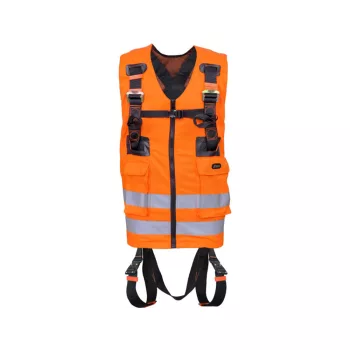   Kratos REFLEX 2 - 2 pontos teljes testheveder jól láthatósági mellénnyel narancs