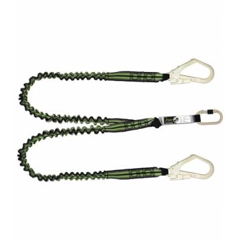   KRATOS 1,5 M HOSSZÚ VILLÁS ENERGIAELNYELŐ KÖTÉL FESZÍTŐVEL +NYÚJTHATÓ HEVEDERPÁNT +2DB KARABINER