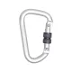 Kratos alumínium csavaros reteszelő karabiner 22,5mm nyílással fém
