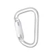 Kratos alumínium karabiner, negyedfordulatos zárral, 21mm nyitótávolsággal fém