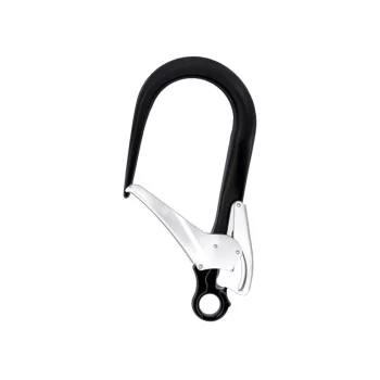  Kratos alumínium karabiner, 109mm nyitótávolsággal fekete