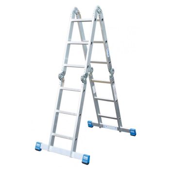   Krause Stabilo csuklós létra 4x3 fokos dobogóval ( Krause-123510 )