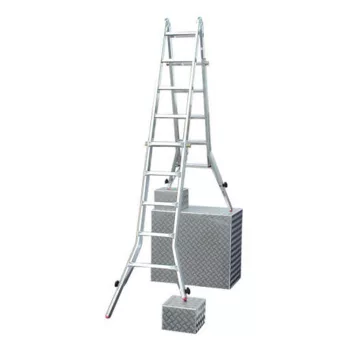   Krause Televario teleszkópos csuklós létra 4 szárhosszabbítóval 4x5 fokos