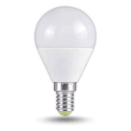 Tracon gömb búrájú LED fényforrás, 230VAC, 5 W, 2700 K, E14, 370 lm,