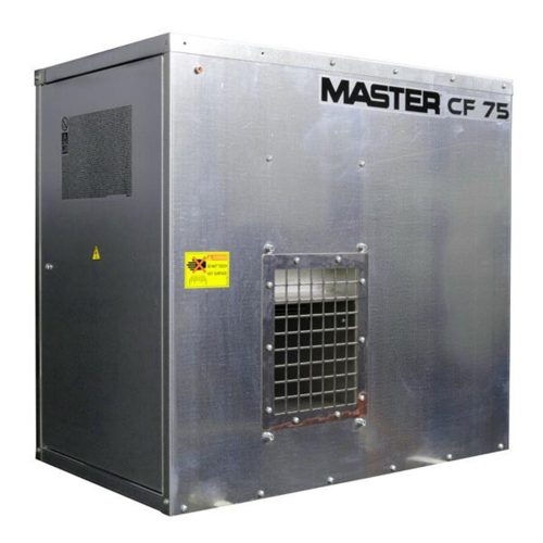 Master földgázos hőlégfúvó CF75 75kW