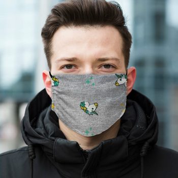   2 rétegű pamut szájmaszk, többször hordható, unikornis mintás