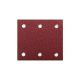 Makita tépőzáras csiszolópapír piros K80 114x102mm (50db/cs)