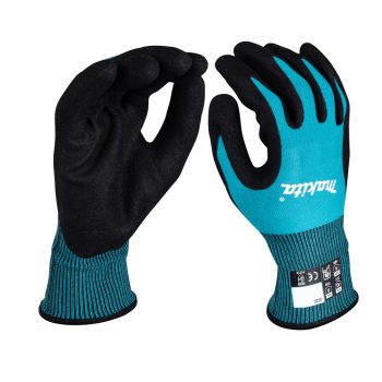   Makita munkavédelmi kesztyű mártott NITRIL bevonattal 1-es vágásbiztos (XL) 10