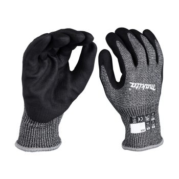   Makita munkavédelmi kesztyű mártott NITRIL bevonattal 7-es vágásbiztos (XL) 10