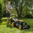 Riwall önjáró benzinmotoros fűnyíró RPM 5355 196cm3, 4 in 1