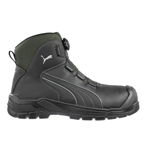 Puma Cascades Disc Mid S3 CI HI HRO SRC munkavédelmi bakancs Fekete/Szürke - 40