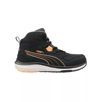   Puma Stepper BLK/Peach Mid S3S ESD HRO SR női munkavédelmi bakancs - 41