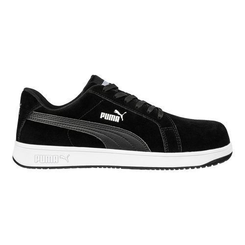 Puma Iconic Black Low S1PL ESD FO HRO SR munkavédelmi cipő Fekete - 39