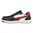 Puma Frontcourt BLK/WHT/RED Low S3L ESD FO HRO SR munkavédelmi cipő Fekete/Fehér - 41