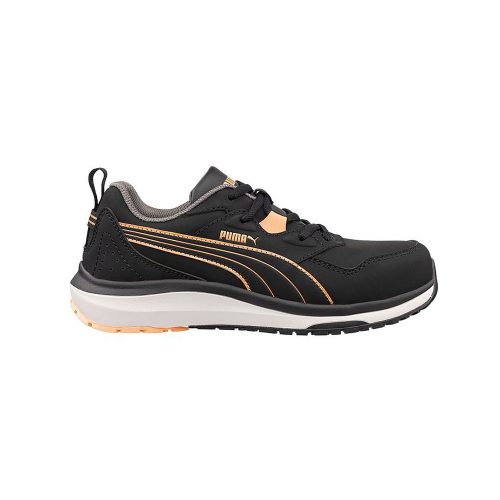 Puma Stepper BLK/Peach Low S3S ESD HRO SR női munkavédelmi cipő - 39