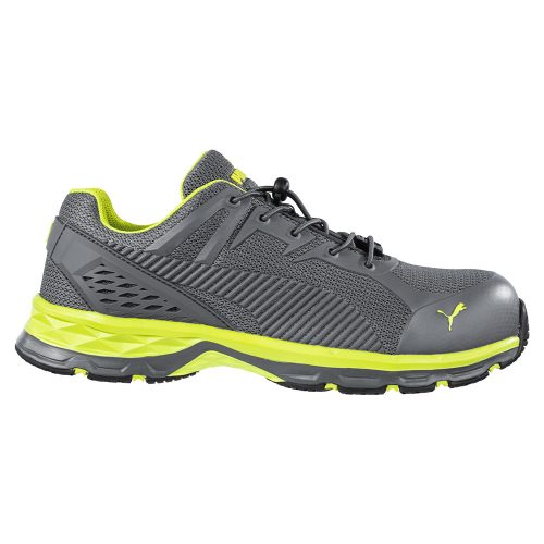 Puma Fuse Motion 2.0 Green low S1P ESD HRO SRC munkavédelmi cipő Szürke/Zöld - 47
