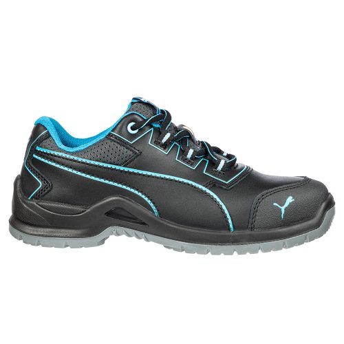 Puma Niobe Blue Wns Low S3 ESD SRC női védőcipő Fekete/Kék - 39