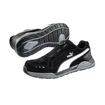   Puma Airtwist Black Disc Low S3 ESD HRO SRC munkavédelmi cipő Fekete - 39
