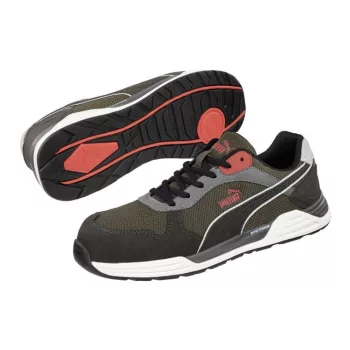   Puma Frontside IVY Low S1P ESD HRO SRC munkavédelmi cipő Barna/Zöld - 39