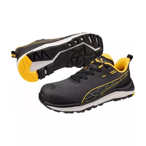 Puma XPLORE LOW S3S ESD FO HRO SR munkavédelmi cipő antracit-sárga 37