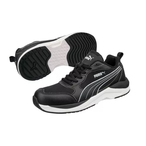 Puma Shift Black/White Low S1PS HRO SR munkavédelmi cipő - 44