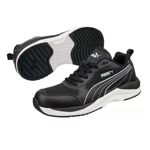 Puma Shift Black/White Low S1PS HRO SR munkavédelmi cipő