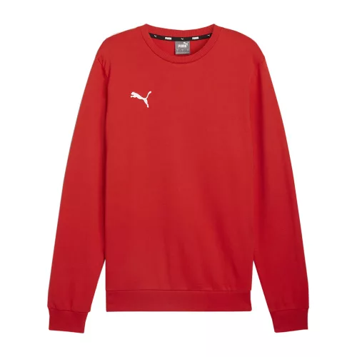 Puma teamGOAL kereknyakú pulóver Piros
