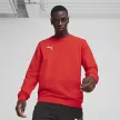 Puma teamGOAL kereknyakú pulóver Piros
