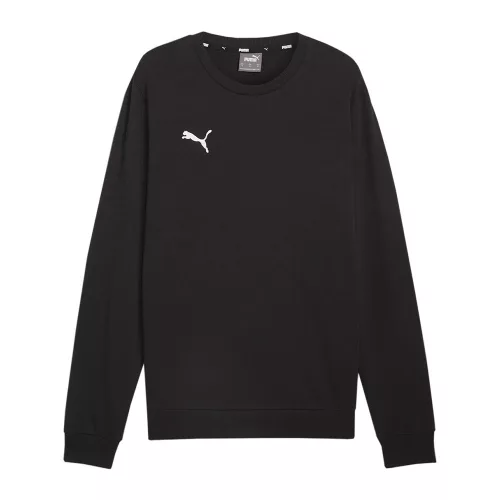 Puma teamGOAL kereknyakú pulóver Fekete 