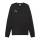 Puma teamGOAL kereknyakú pulóver Fekete 
