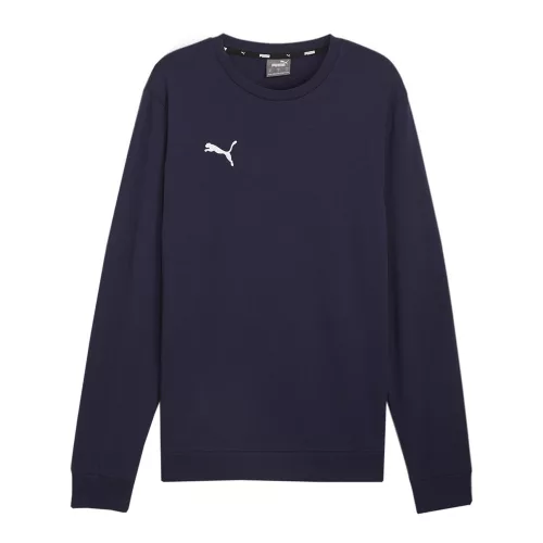 Puma teamGOAL kereknyakú pulóver Sötétkék