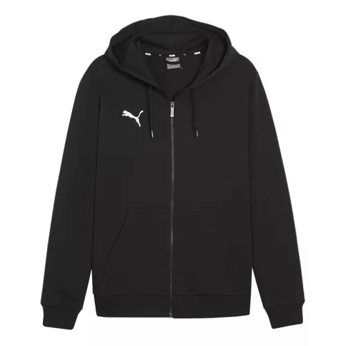 Puma teamGOAL cipzáras kapucnis melegítőfelső Fekete