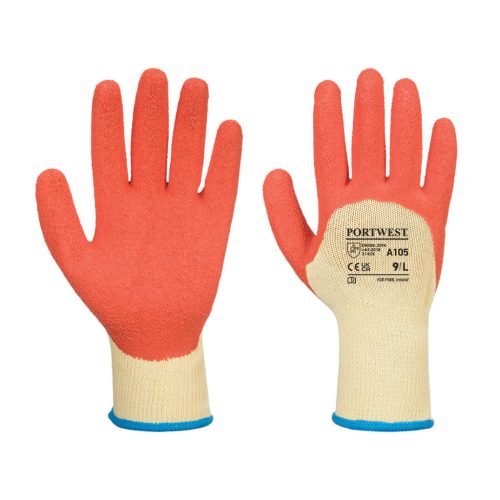 Portwest A105 Grip Xtra kesztyű Sárga/Narancs - L