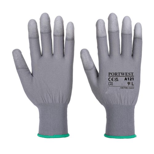 Portwest A121 PU ujjbegymártott kesztyű Szürke - M