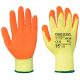Portwest A150 Classic Grip latex kesztyű Sárga/Narancs - S