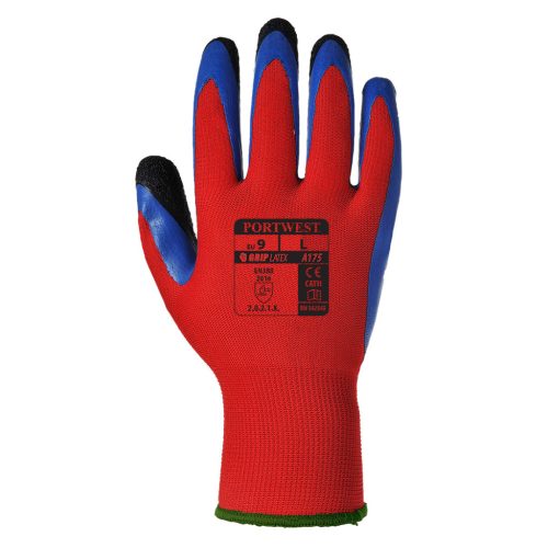 Portwest A175 Duo-Flex kesztyű Piros/Kék - XL
