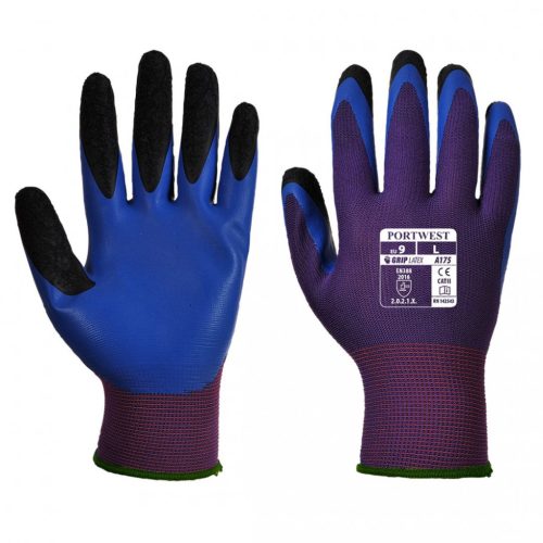 Portwest A175 Duo-Flex kesztyű Bíbor/Kék - M