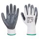Portwest A310 Flexo Grip nitril kesztyű Szürke/Fehér - S