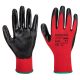 Portwest A310 Flexo Grip nitril kesztyű Piros/Fekete - L