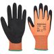 Portwest A335 Dermi-Grip NPR15 Nitril Sandy kesztyű Narancs/Fekete - S