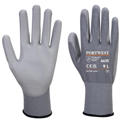 Portwest A635 Eco-Cut vágásbiztos kesztyű Szürke - XXL