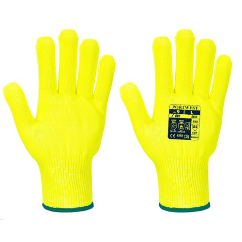 Portwest A688 Pro Cut Liner vágásbiztos kesztyű Sárga - L
