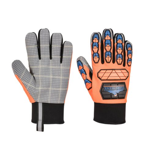 Portwest A726 Aqua-Seal Pro kesztyű Narancs/Kék - L
