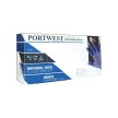 Portwest A905 Púdermentes vinil egyszer használatos kesztyű (100db) Kék - M