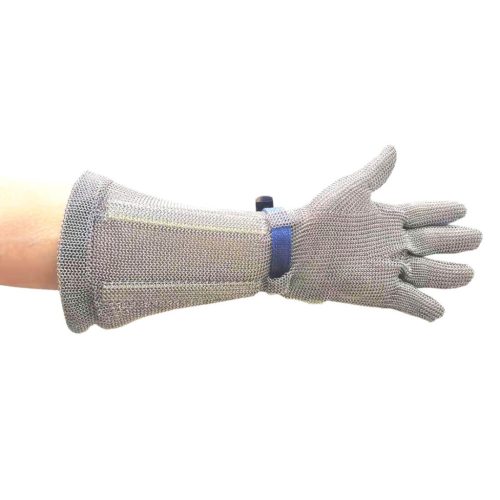 Portwest AC10 Lánckesztyű alkarvédővel 45cm Ezüst - M