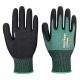 Portwest AP15 SG Cut B18 Eco nitril kesztyű ( 12 pár ) Zöld/Fekete - XS