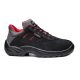 Base B0168 Toledo Félcipő S1PL FO SR Fekete/Piros - 43