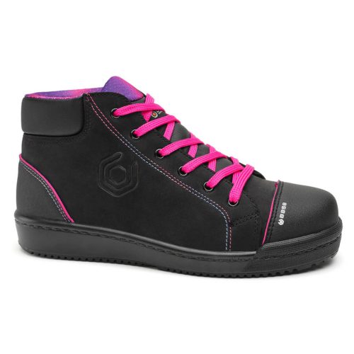 Base B0241B Margot Top női Bokacipő S3L Fekete/Fukszia - 41