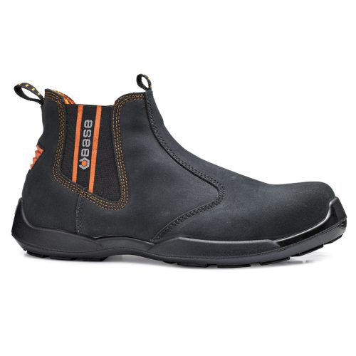 Base B0652 Dealer Bokacipő S1P SRC Fekete/Narancs - 47